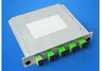 1x4 APC Splitter PLC Fiber FTTH Casette Type